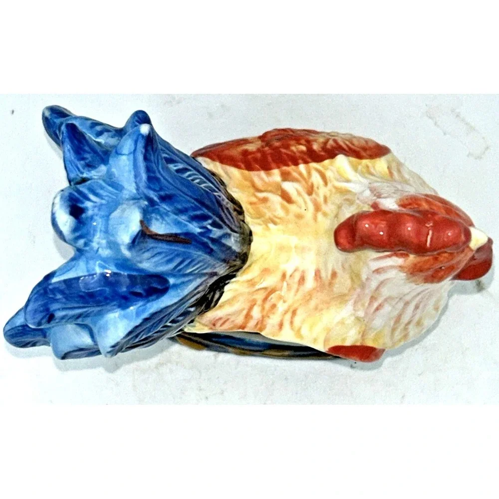 Cracker Barrel Ceramic Rooster Sponge Small Bar of Soap Holder‎ Kitchen